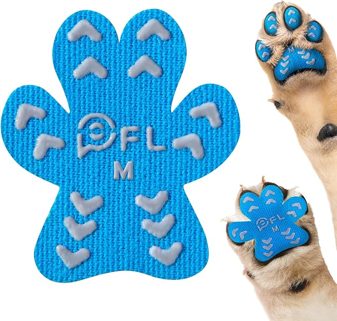Non-Slip Dog Paw Protector Pads for Senior Dogs 48pcs, M 11-20lbs