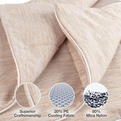 PetFusion Premium Cat and Dog Cooling Blanket. Lightweight Pet Blanket