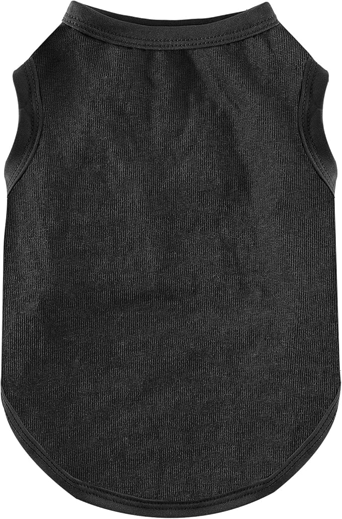 Dog Shirt Vest Clothes for Small Dogs Boy Girl Summer Solid Stretchy Puppy T-Shirts Soft Cool Breathable Lightweight Dog Sweatshirt Pet Cat Outfit