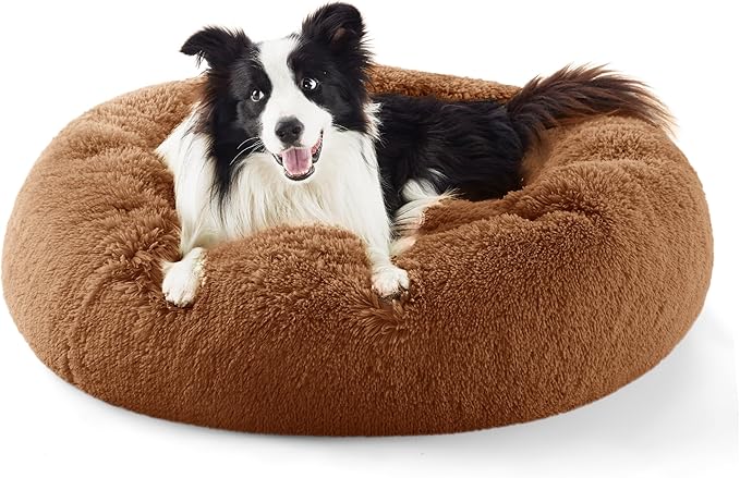 Bedsure Calming Dog Bed for Large Dogs 36 inches 100 lbs