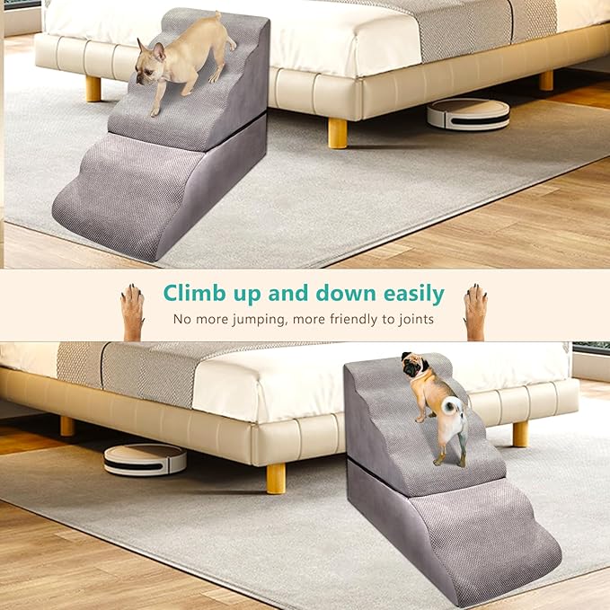 Foam Dog Stairs/Dog Steps 30-36 inches, 6 Tier