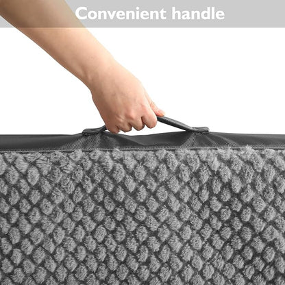 Large Orthopedic Crate Bed for Dogs（36*27*3in）-Waterproof Dog Crate Pads