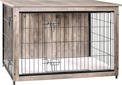 DWANTON Dog Crate Furniture with Cushion 38.5" L,