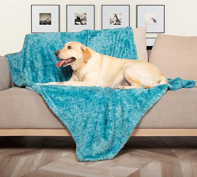 MACEVIA Fluffy Fleece Dog Blankets (40x60 Inch,