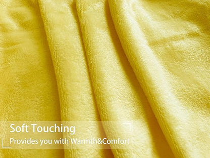 iMaylex Soft Flannel Fleece Blanket for Bed Couch Sofa 59 x 78 inch (150 x 200 cm)