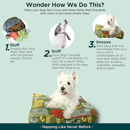 Molly Mutt Oversized Dog Bed Cover 45"L x 36"W x 5"Th