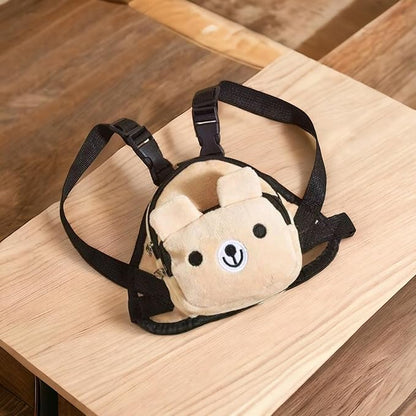 Cute Outdoor Backpack for Small Pets, Cream