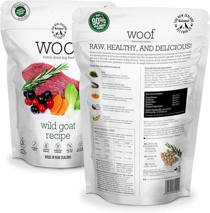 WOOF Wild Goat Freeze Dried Raw Dog Food 9.9oz