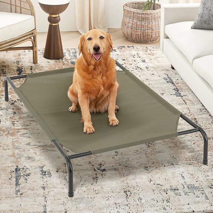 MoNiBloom Elevated Dog Bed for Large Dogs 50 Inches