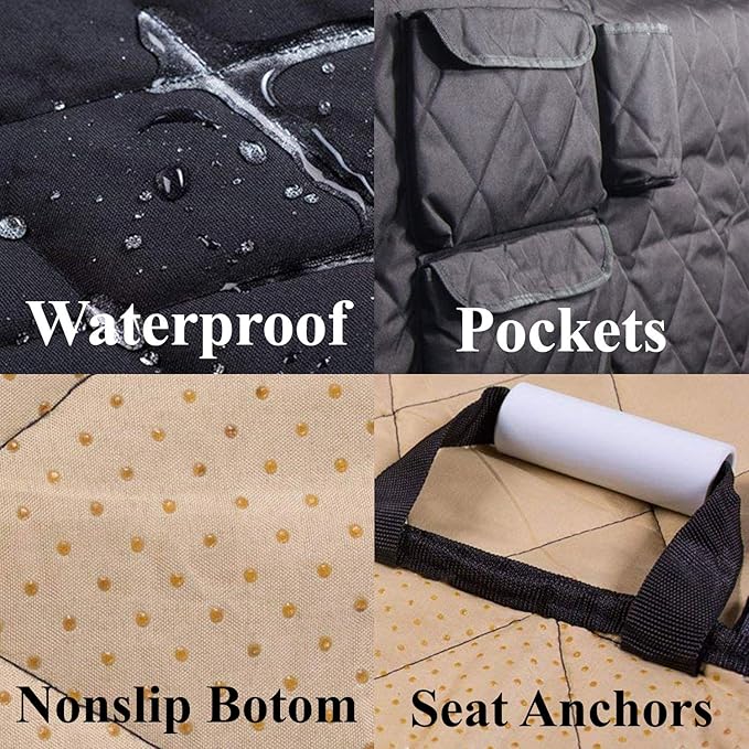 XL (56”Wx96”L) Dog Seat Cover for Cars & SUVs