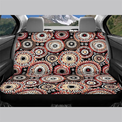 AFPANQZ Mandala Car Rear Seat Covers Set Universal