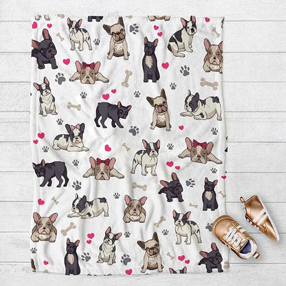Personalized Dog Blankets Puppy Blanket 40"x30" for