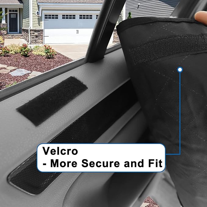 Dog Car Door Cover Car Door Protector Cover from Dog Scratching with Pockets 2 Pack