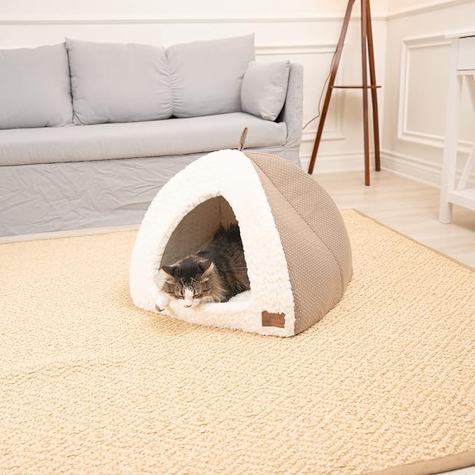 Cat Dog Tent Triangle Bed Removable Cushion Cover Two Way Conversion (Large