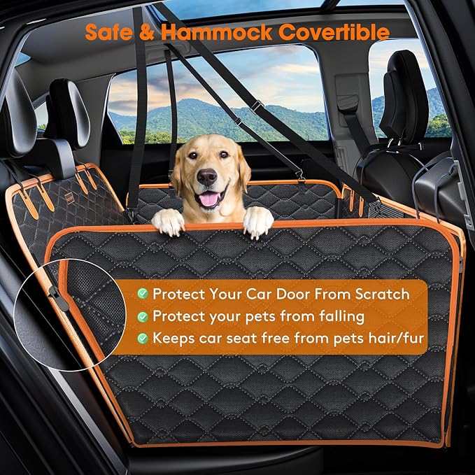 MIXJOY Back Seat Extender for Dogs