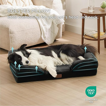Bedsure Orthopedic Dog Bed for Large Dogs