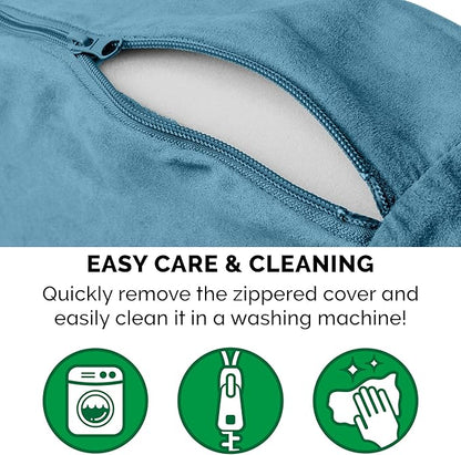 Furhaven 26" Round Cooling Gel Dog Bed for Medium/Small Dogs w/ Removable Washable Cover 30 lbs 26-inch