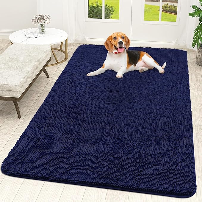 OLANLY Dog Door Mat for Muddy Paws 59x35
