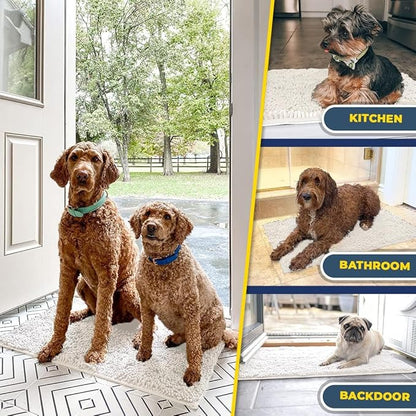 Muddy Mat® AS-SEEN-ON-TV Highly Absorbent Microfiber Door Mat and Pet Rug 30"X19"
