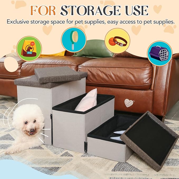 Dog Stairs for Small Dogs 22 inches(3