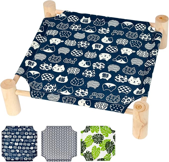 Patas Lague Cat and Dog Hammock Bed Small Dog Bed (3 Covers)