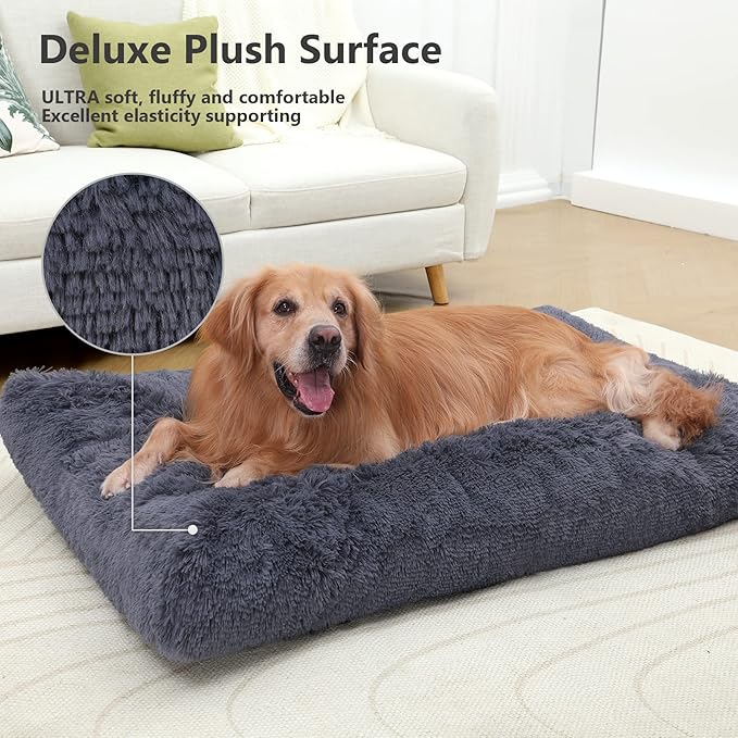 Vonabem Jumbo Dog Bed Washable with Removable Cover Waterproof 54 inch,