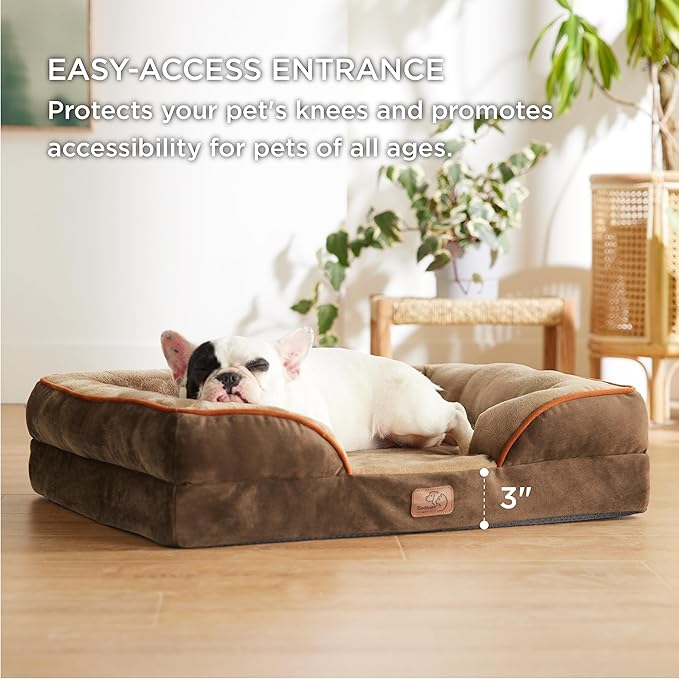 Bedsure Orthopedic Dog Bed for Medium Dogs