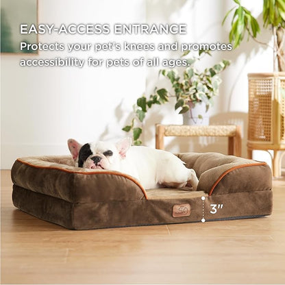 Bedsure Orthopedic Dog Bed for Medium Dogs