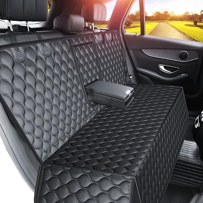 URPOWER Dog Car Seat Cover for Back Seat