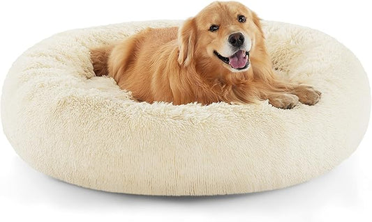 Bedsure Calming Dog Bed for Extra Large Dogs 125 lbs 45 inches