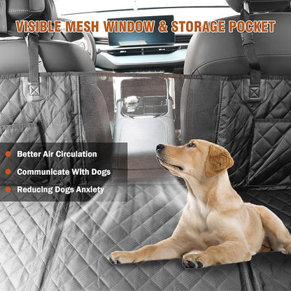 Back Seat Extender for Dogs Large Hard Bottom