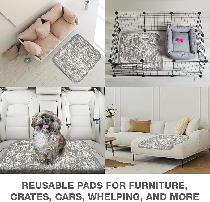 Washable Pee Pads for Dogs 100% Waterproof,