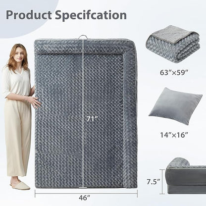 BFPETHOME Orthopedic Dog Beds for Large Dogs-Waterproof Sofa Dog Bed with Removable Washable Cover