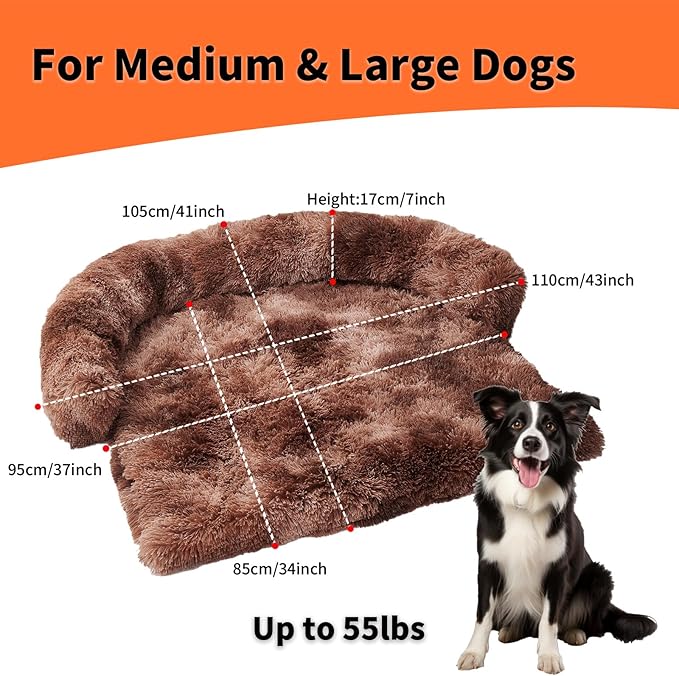 Dog Bed Mat for Couch 43x41x7 Inch