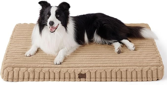Bedsure Orthopedic Dog Bed for Large Dogs (36x27, Tuscan