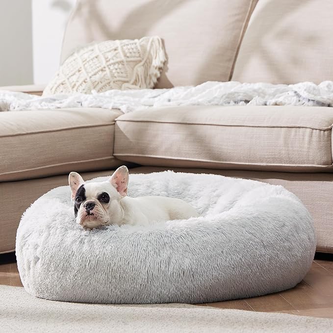 Bedsure Calming Dog Bed for Medium Dogs 30 inches 45 lbs