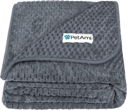 PetAmi Waterproof Dog Blanket 60x80 Gray
