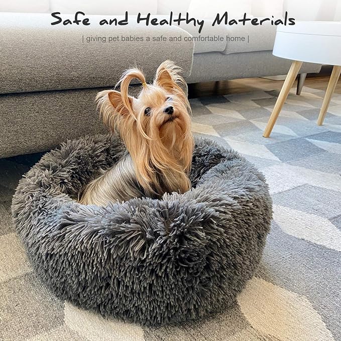 Donut Dog Bed for Small Dogs (20")