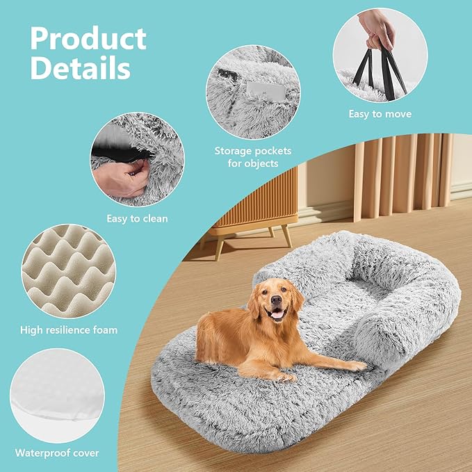 Dog Bed for Humans 70.8" x 43.3" x 11.8"