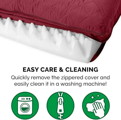 Furhaven Orthopedic Dog Bed for Medium/Small Dogs w/ Removable Bolsters & Washable Cover 35 lbs