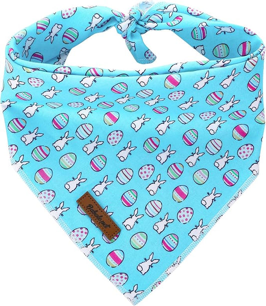 Easter Dog Bandanas Boy Girl Rabbit Egg Cotton