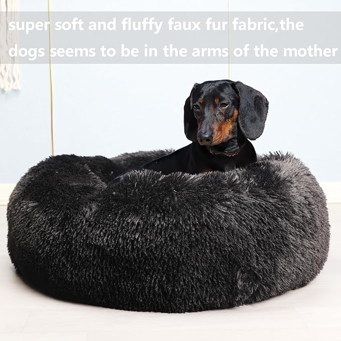 Dog Beds for Medium Dogs Washable Calming Bed 28 Inches
