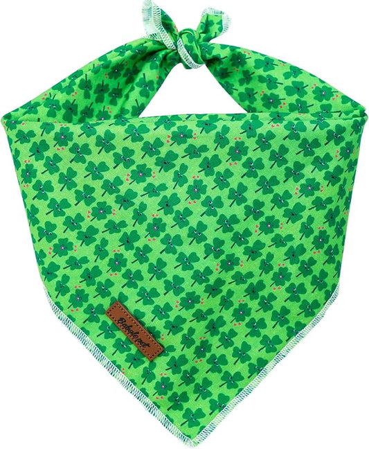 St.Patrick's Day Dog Bandanas Boy Girl Cute Green