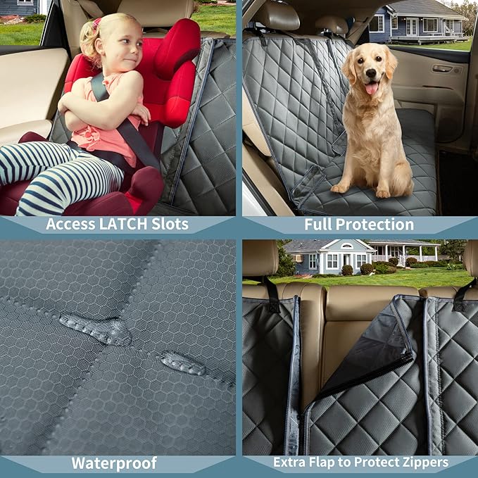 ZQ Back Car Seat Cover for Dogs