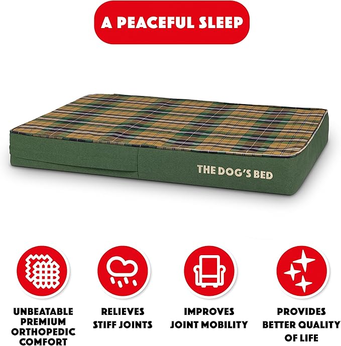 The Dog’s Bed Orthopedic Memory Foam Dog Bed 34x22, Pain
