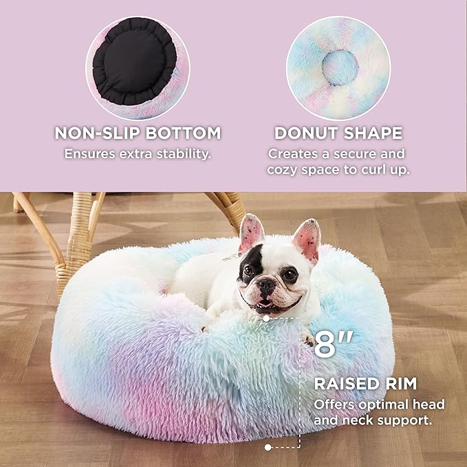 Bedsure Calming Dog Bed for Small Dogs 25 lbs 23 inches