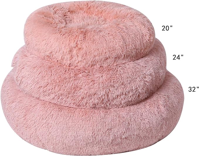 BinetGo Dog/Cat Bed 20'' Pink, 25 lbs