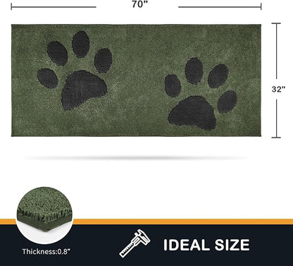 PURRUGS Dirt Trapper Door Mat 32" x 70"