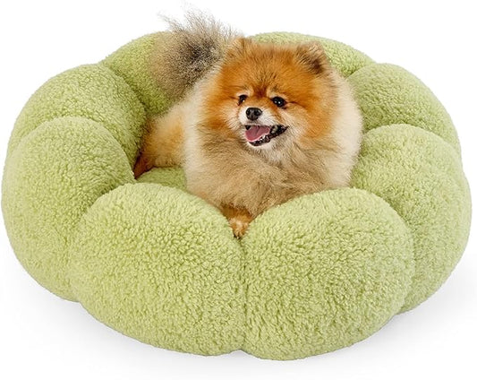 Lesure Calming Small Dog Bed 25 lbs, 23"