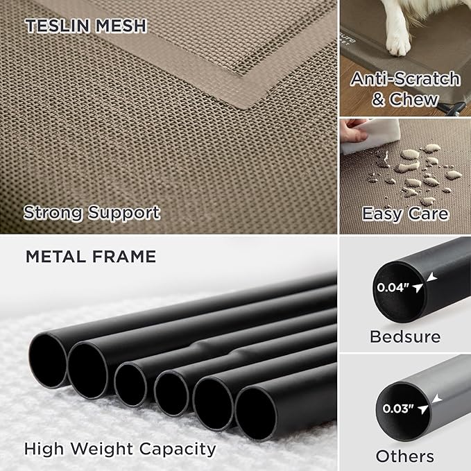 Bedsure XL Elevated Outdoor Dog Bed